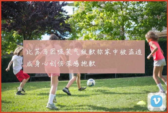 比苏马因吸笑气致歉称家中被盗造成身心创伤深感抱歉